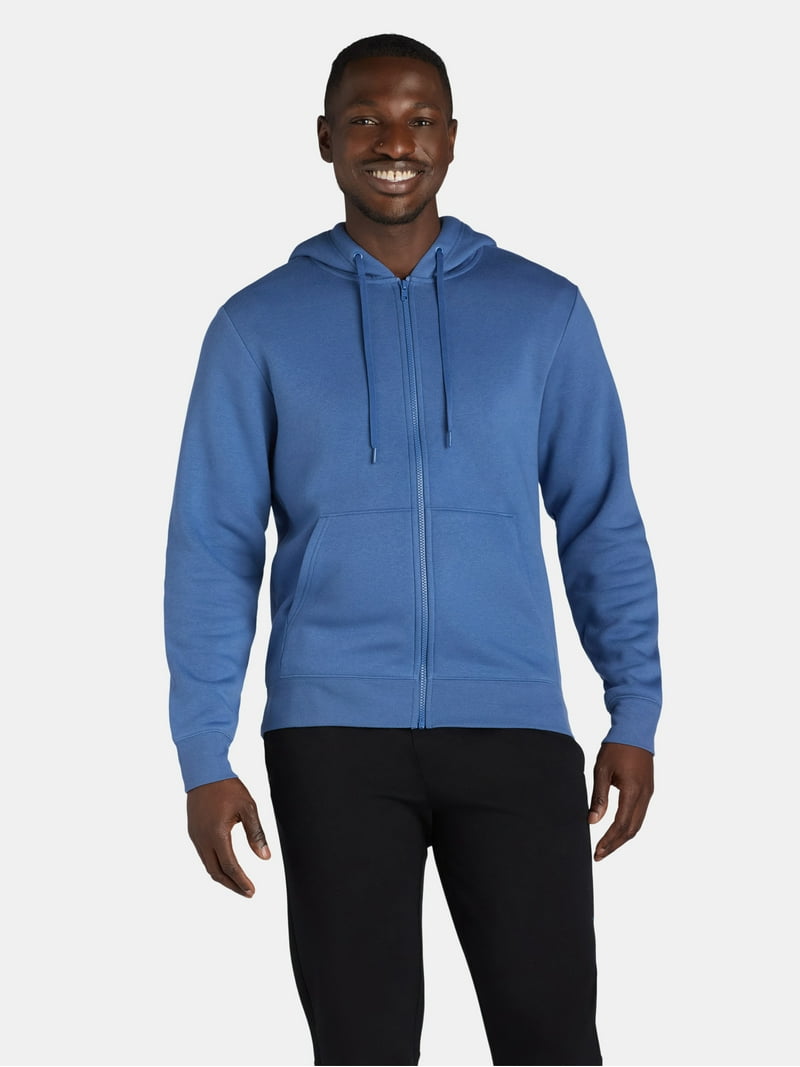 Athletic Works Men's Big and Tall Men's Fleece Zip Hoodie