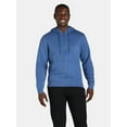 thumbnail image 1 of Athletic Works Men's and Big Men's Fleece Zip Hoodie Sweatshirt, Size S-5XLT, 1 of 5