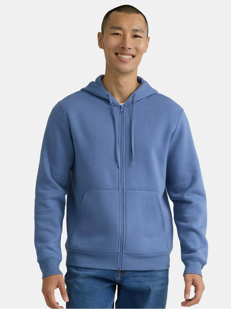 Athletic Works Men's Big and Tall Men's Fleece Zip Hoodie