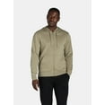 thumbnail image 1 of Athletic Works Men's and Big Men's Fleece Zip Hoodie Sweatshirt, Size S-5XLT, 1 of 5