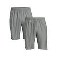 thumbnail image 1 of Athletic Works Men's & Big Men’s Jersey Knit Shorts, 9" Inseam, 2-Pack, Sizes XS-5XL, 1 of 5