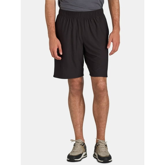 Athletic Works Men's & Big Men’s Jersey Knit Shorts, 9" Inseam, Sizes XS-5XL