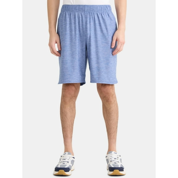 Athletic Works Men's & Big Men’s Jersey Knit Shorts, 9" Inseam, Sizes XS-5XL