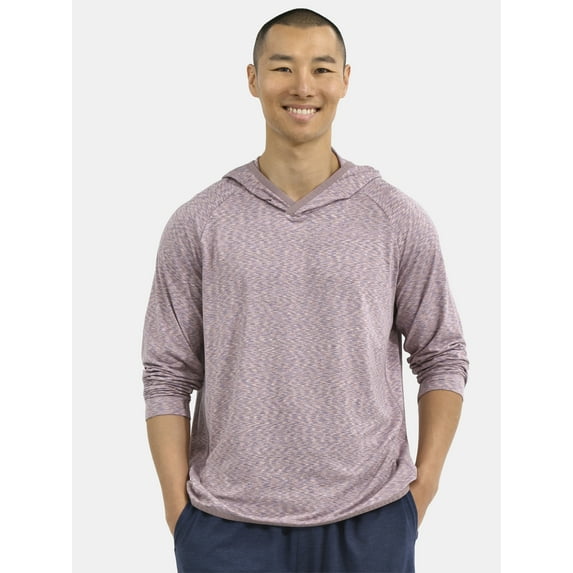 Athletic Works Men's & Big Men's Long Sleeve Space Dyed Hoodie, Sizes S-3XL
