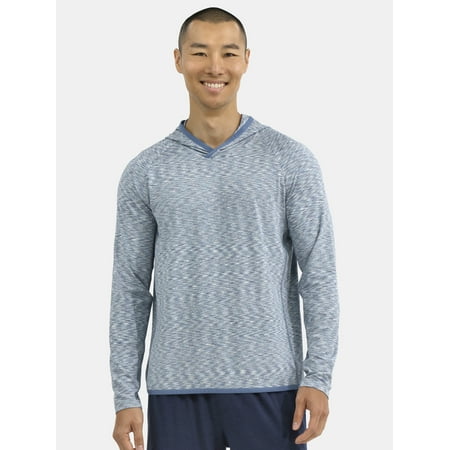 Athletic Works Men's & Big Men's Long Sleeve Space Dyed Hoodie, Sizes S-3XL