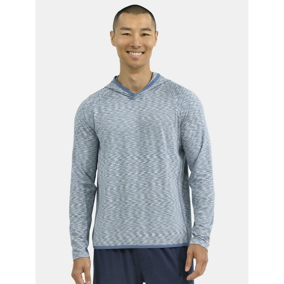 Athletic Works Men's & Big Men's Long Sleeve Space Dyed Hoodie, Sizes S-3XL