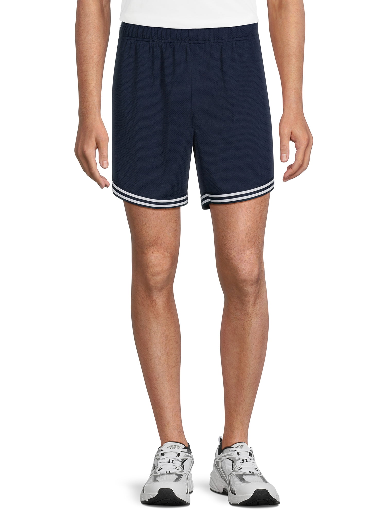Athletic Works Men's & Big Men's Mesh 6" Inseam Gym Shorts, Sizes S-3XL