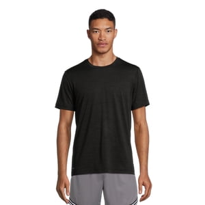 Camiseta de jersey de rendimiento activo para hombre y tallas grandes y altas, tallas XS-5XL