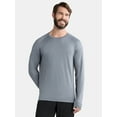 thumbnail image 1 of Athletic Works Men's & Big Men's Performance Tee with Long Sleeves, Sizes S-3XL, 1 of 5