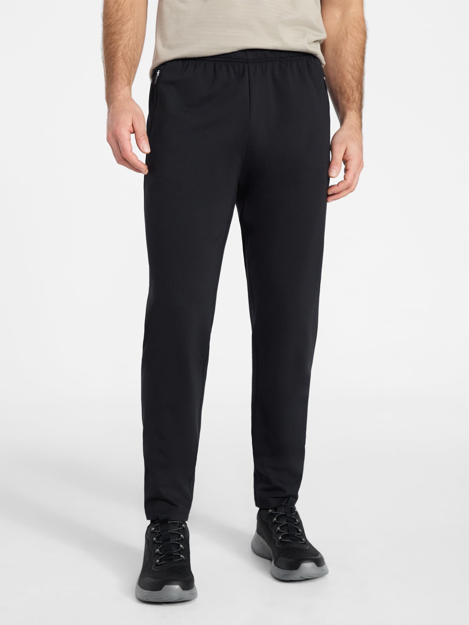 Athletic Works Men's and Big Men's Slim Knit Pants, 30" Inseam, Sizes XS-4XLT