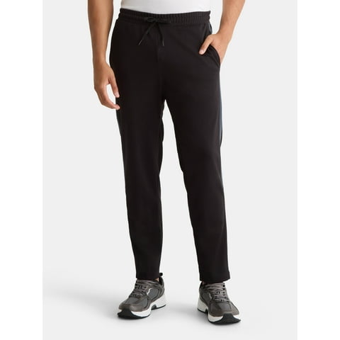 Men's and Big Men's Tricot Track Pants with Side Stripes, Sizes S-3XLT