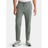Athletic Works Men's and Big Men's Tricot Track Pants with Side Stripes ...