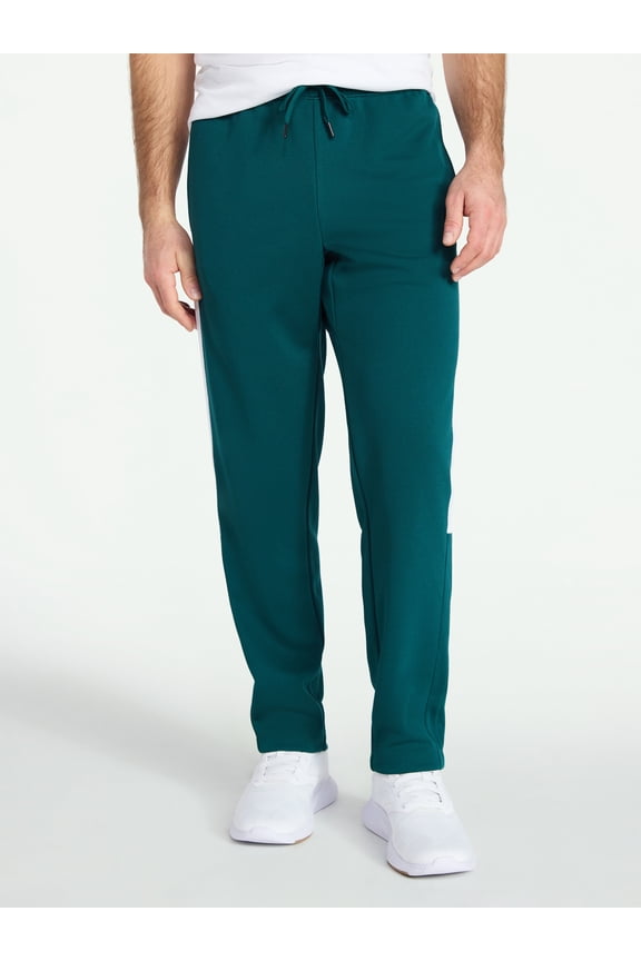 Men's and Big Men's Tricot Track Pants with Side Stripes, Sizes S-3XLT