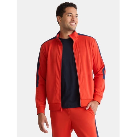 Men's and Big Men's Tricot Track Jacket, Sizes S-3XLT