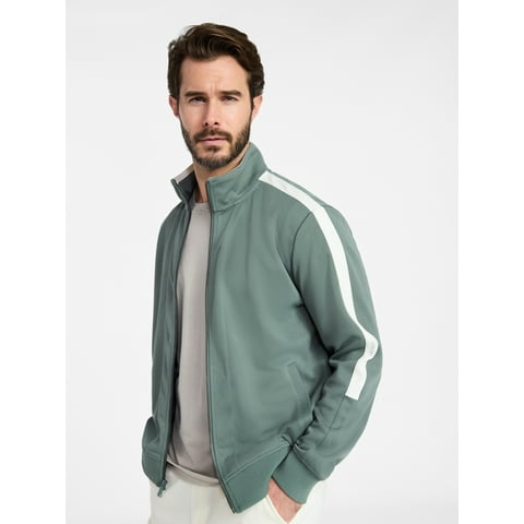 Men's and Big Men's Tricot Track Jacket, Sizes S-3XLT
