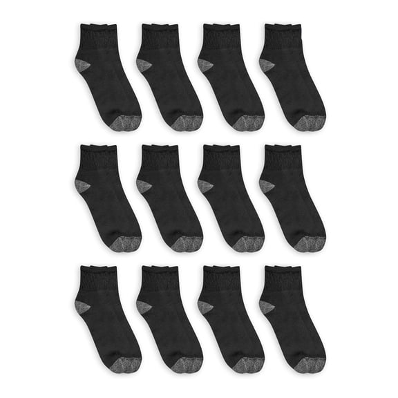 Athletic Works Men's Big and Tall Ankle Socks 12 pack