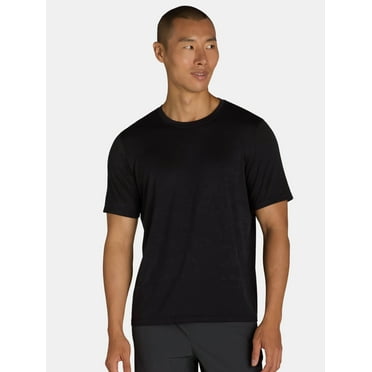Athletic Works Men's Camo Jacquard Tee with Short Sleeves, Size S-3XL
