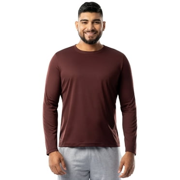 Athletic Works Men's Core Active Long Sleeve T-Shirt, Sizes S-5XL