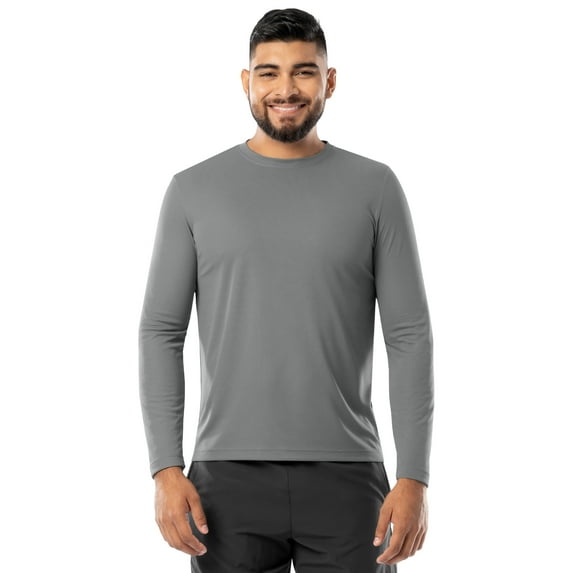 Athletic Works Men's Core Active Long Sleeve T-Shirt, Sizes S-5XL