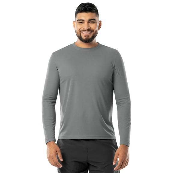 Athletic Works Men's Core Active Long Sleeve T-Shirt, Sizes S-5XL