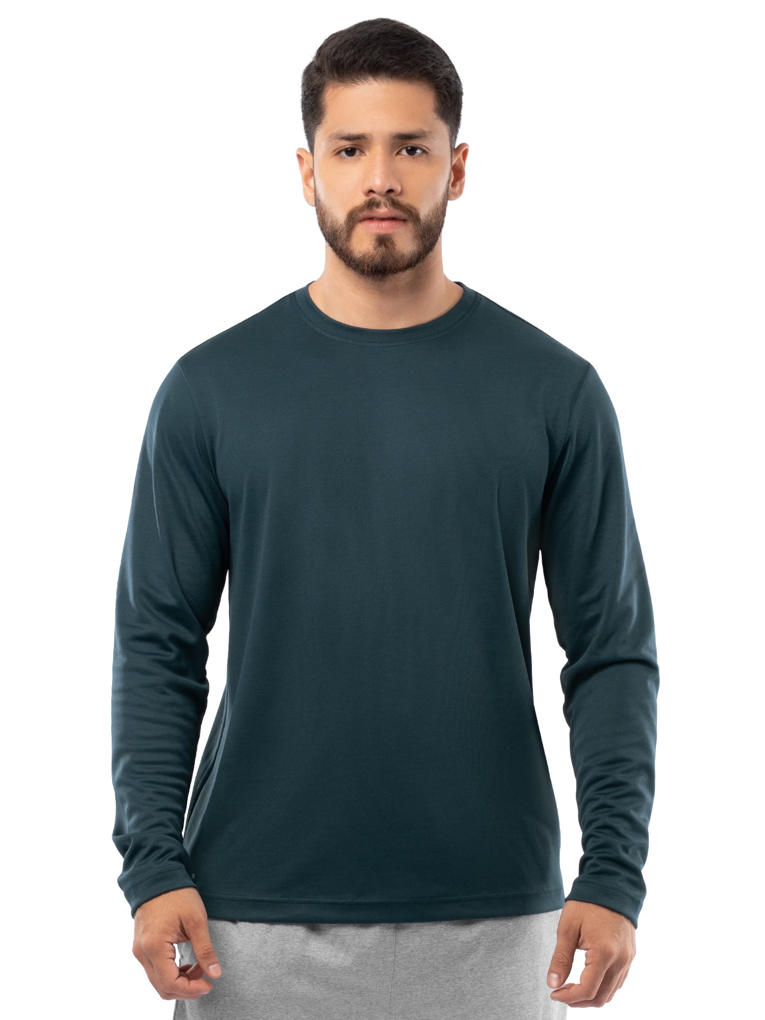 Athletic Works Men's Core Active Long Sleeve T-Shirt, Sizes S-5XL