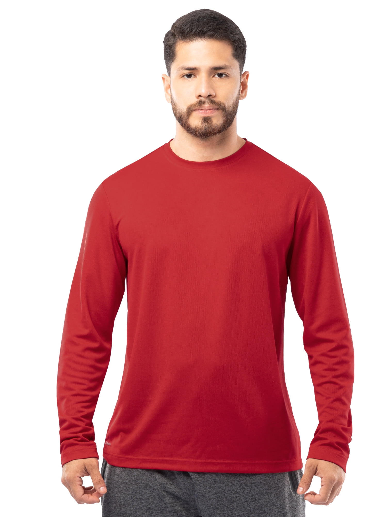 Athletic Works Men's Core Active Long Sleeve T-Shirt, Sizes S-5XL
