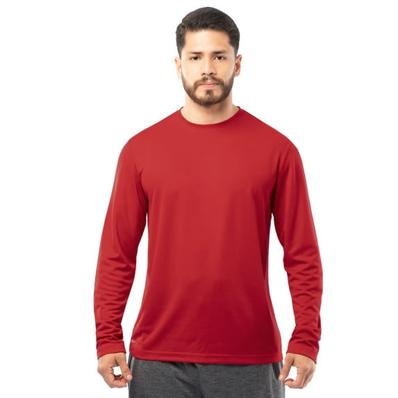 Athletic Works Men's Core Active Long Sleeve T-Shirt, Sizes S-5XL
