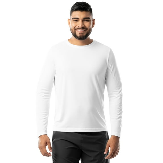 Athletic Works Men's Core Active Long Sleeve T-Shirt, Sizes S-5XL