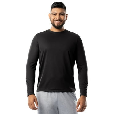 Athletic Works Men's Core Active Long Sleeve T-Shirt, Sizes S-5XL