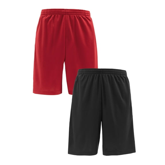 Athletic Works Men's Core Active Short, 2-Pack, S-5XL