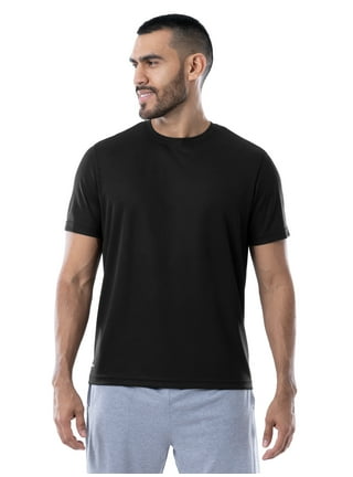 W Sports Solid Men Zip Neck Black T-Shirt - Buy W Sports Solid Men