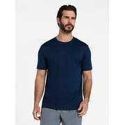 Athletic Works Mens and Big Mens Core Active Tee with Short Sleeves, Sizes XS-4XLT