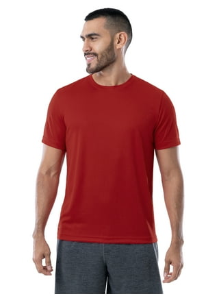 Mens Workout Shirts in Mens Workout Clothing Red Walmart