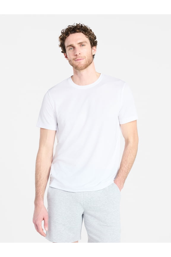 Men's and Big Men's Core Active Tee with Short Sleeves, Sizes XS-4XLT