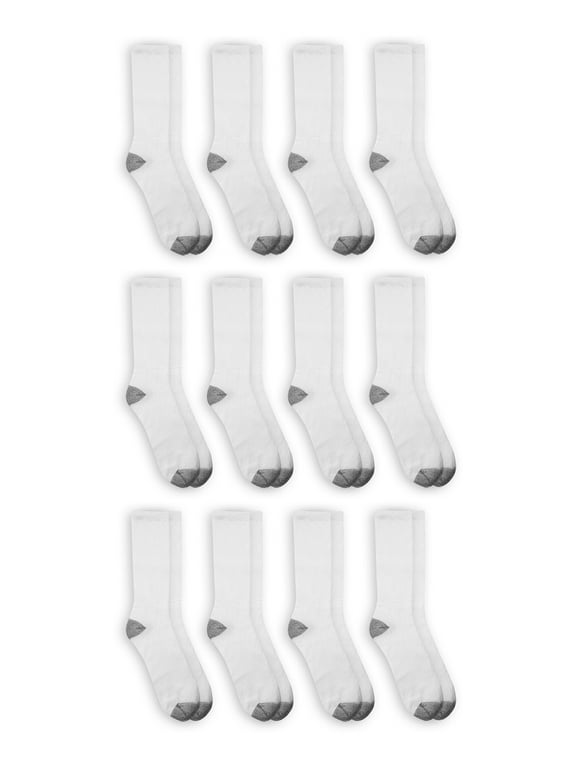 Men's Crew Socks 12 Pack
