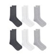 thumbnail image 1 of Athletic Works Men's Crew Socks, 6-Pack, 1 of 6