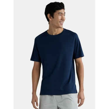 Athletic Works Men’s DriWorks Mesh Tee with Short Sleeves, Sizes XS-5XL