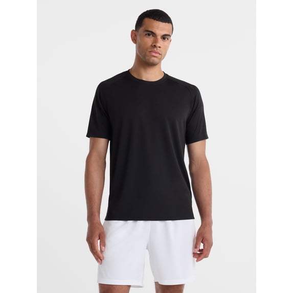 Athletic Works Men’s and Big Men’s DriWorks Mesh Tee with Short Sleeves, Sizes XS-4XLT