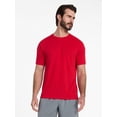 thumbnail image 1 of Athletic Works Men's and Big Men's DriWorks Mesh Tee with Short Sleeves, Sizes XS-5XL, 1 of 5