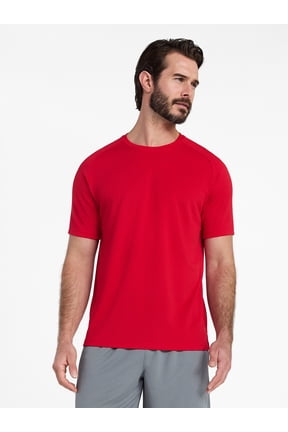 Men's and Big Men's DriWorks Mesh Tee with Short Sleeves, Sizes XS-5XL
