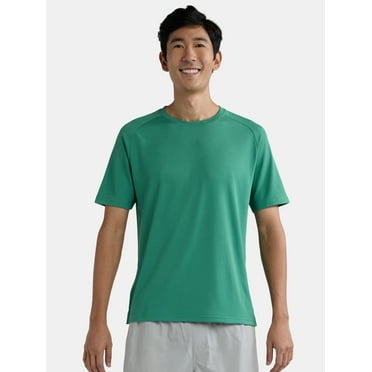 Athletic Works Men’s DriWorks Mesh Tee with Short Sleeves, Sizes XS-5XL