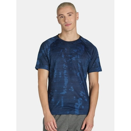 Athletic Works Men's Elevated Tee with Short Sleeves, Sizes S-3XL