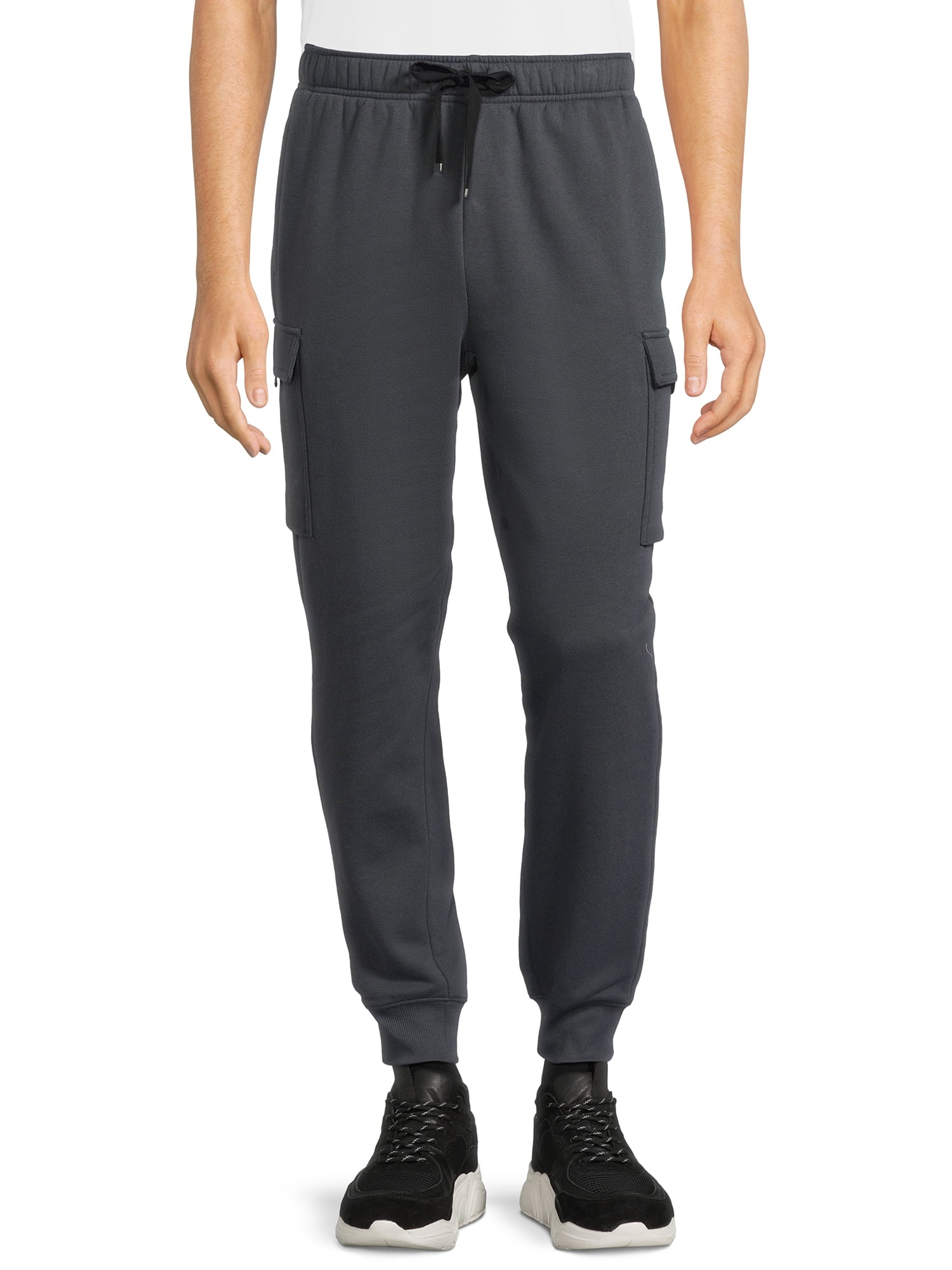 Athletic Works Men's Fleece Cargo Pants, Sizes S-3XL - Walmart.com