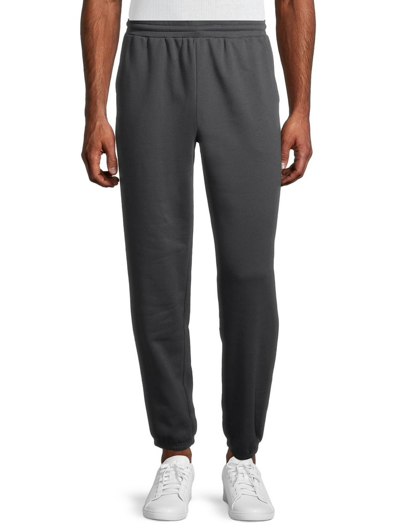 Athletic Works Men's Fleece Cinch Pants, up to Size 2XL - Walmart.com