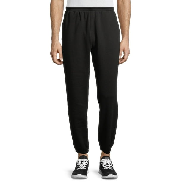 Athletic Works Men's Fleece Cinch Pants, up to Size 2XL - Walmart.com