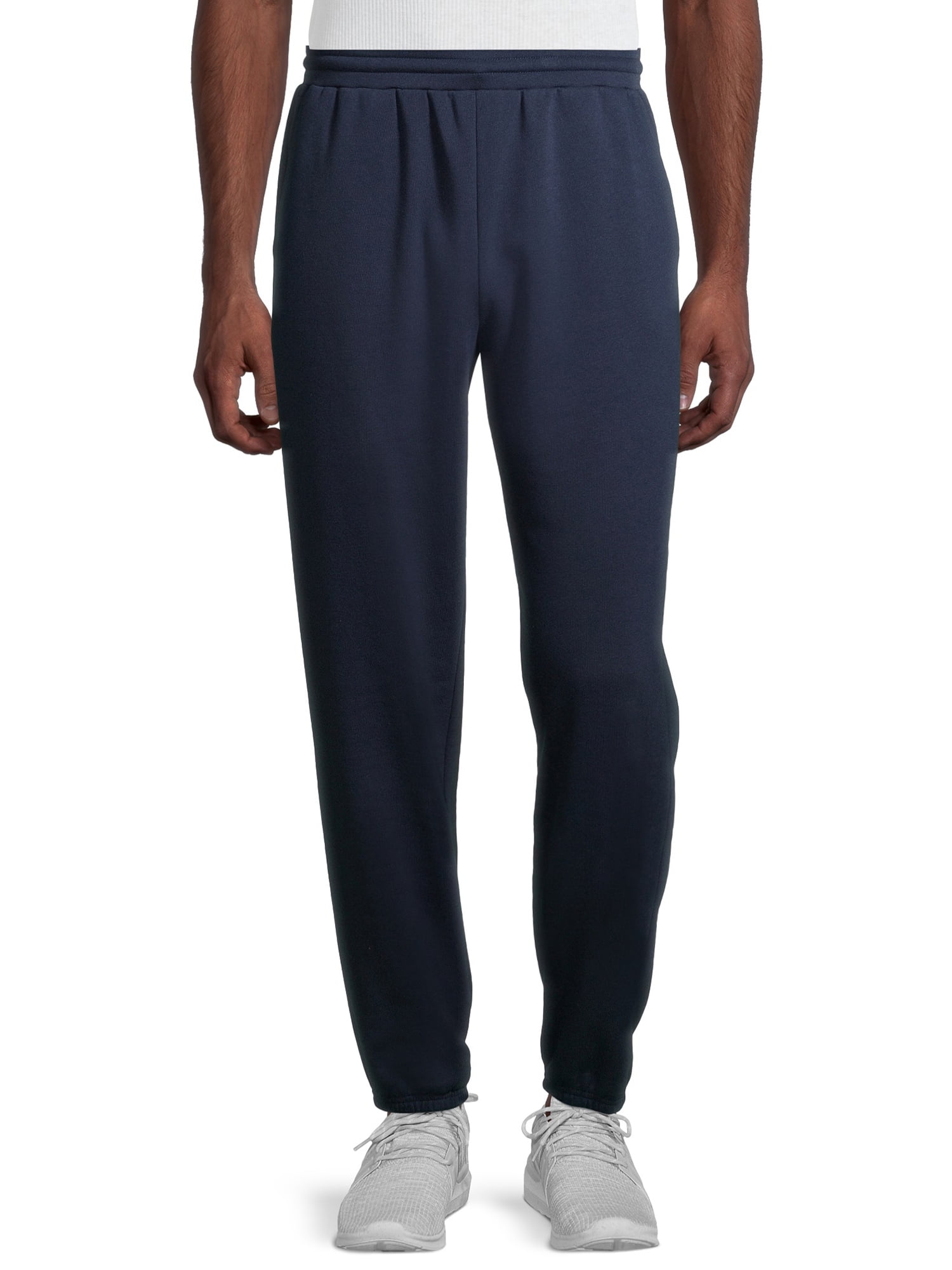 Athletic Works Men's Fleece Cinch Pants, up to Size 2XL - Walmart.com