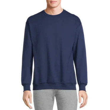Athletic Works Men's Fleece Crewneck Sweatshirt, Sizes S-4XL
