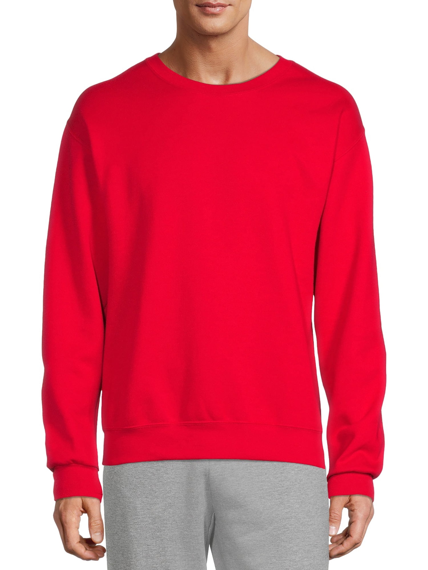 Athletic Works Men's Fleece Crewneck Sweatshirt