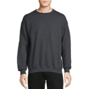 Athletic Works Men's Fleece Crewneck Sweatshirt, Sizes S-4XL