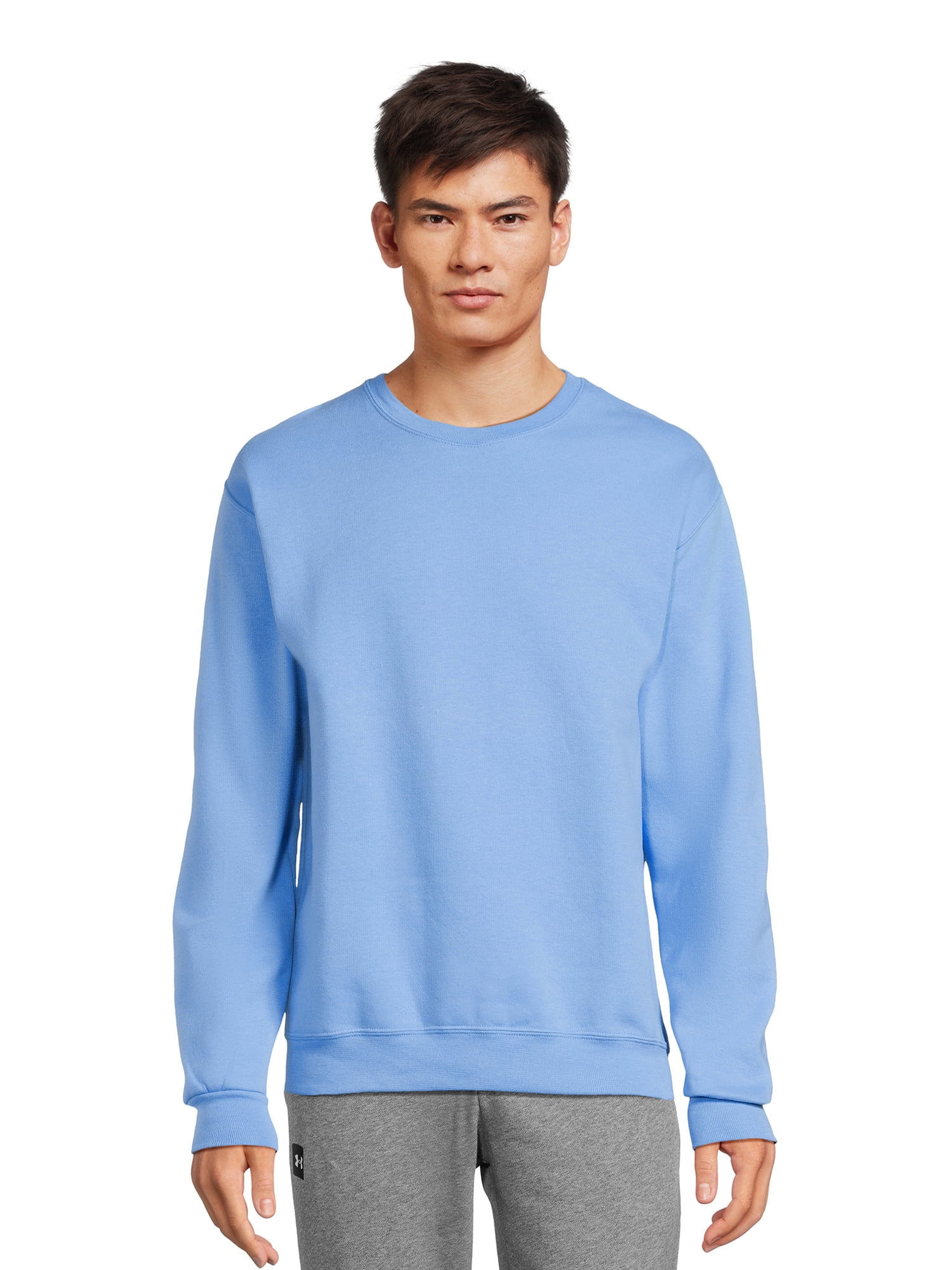Athletic Works Men's Fleece Crewneck Sweatshirt, Sizes S-4XL Athletic Works Men's Fleece Crewneck Sweatshirt, Sizes S-4XL